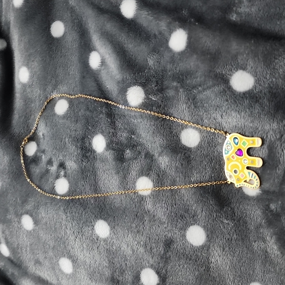 STAINLESS STEEL LUCK ELEPHANT NECKLACE